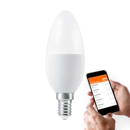 Himmennettevä LED-polttimo SMART+ E14/5W/230V 2700K-6500K Wi-Fi - Ledvance