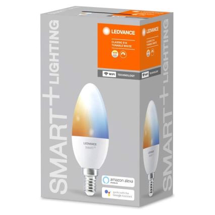 Himmennettevä LED-polttimo SMART+ E14/5W/230V 2700K-6500K Wi-Fi - Ledvance