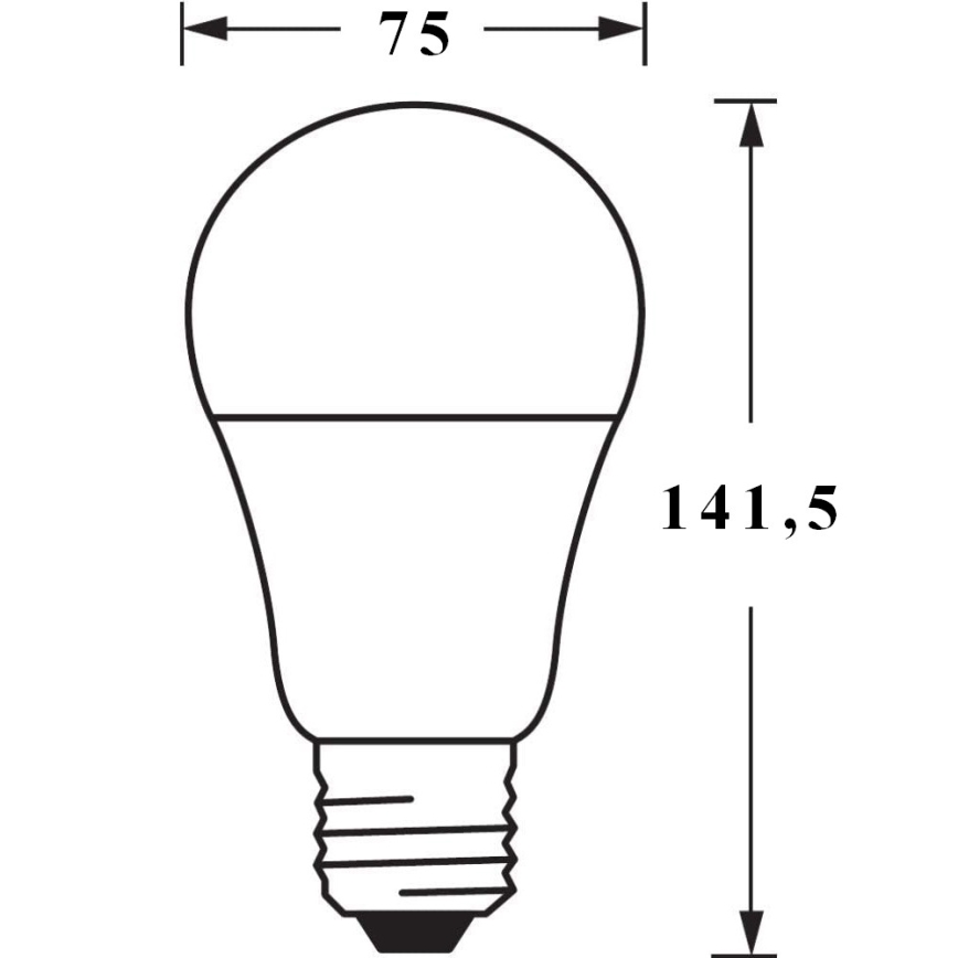 Himmennettevä LED-polttimo SMART+ E27/14W/230V 2700K-6500K Wi-Fi - Ledvance
