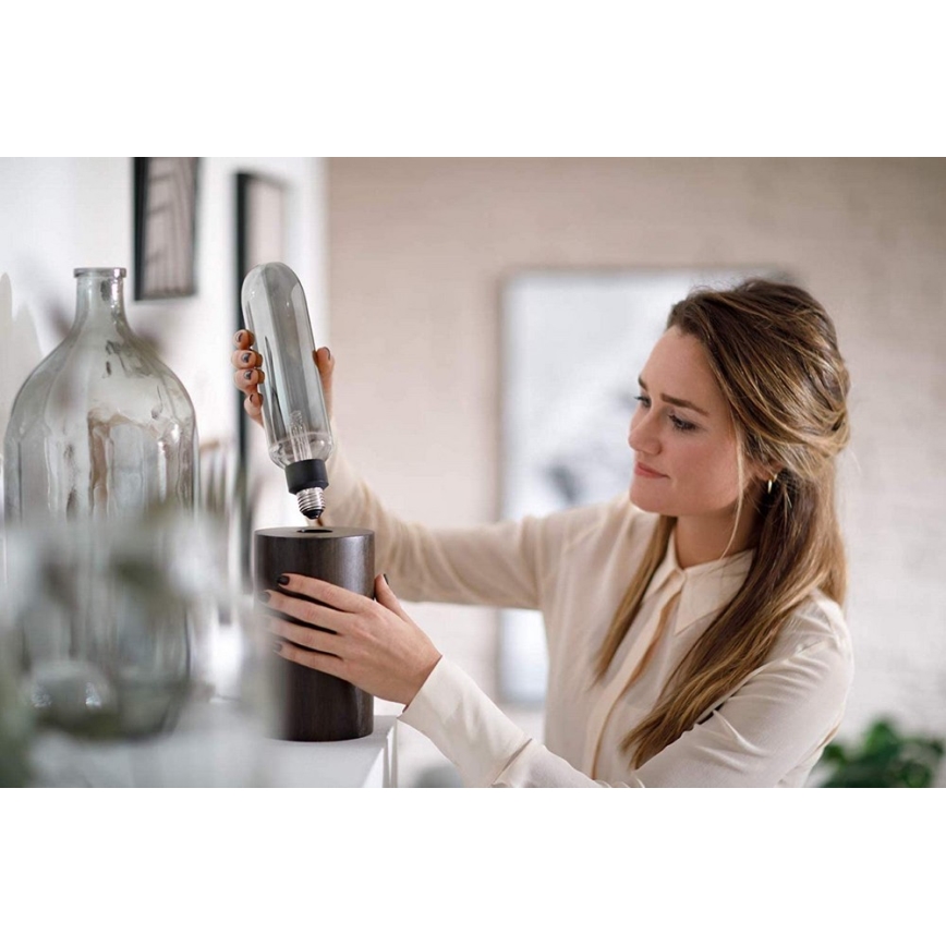 Himmennettevä LED-polttimo SMOKY VINTAGE Philips T65 E27/6,5W/230V 4000K