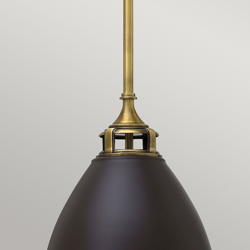 Hinkley - Riippukattokruunu AMELIA 1xE27/60W/230V pronssi