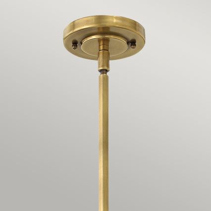 Hinkley - Riippukattokruunu AMELIA 1xE27/60W/230V messinki