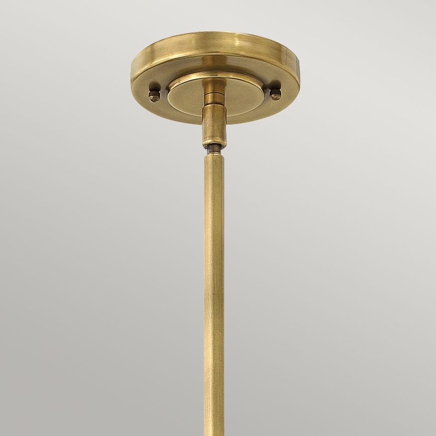 Hinkley - Riippukattokruunu AMELIA 1xE27/60W/230V messinki