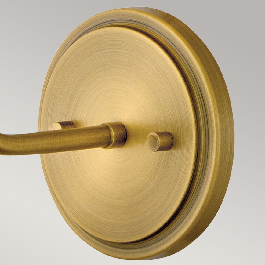 Hinkley - Seinävalaisin CLARKE 1xE27/40W/230V messinki/valkoinen