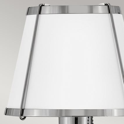 Hinkley - Seinävalaisin CLARKE 1xE27/40W/230V kiiltävä kromi/valkoinen