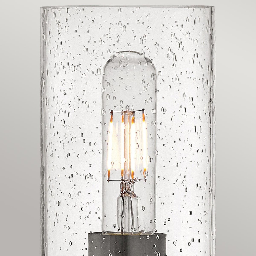 Hinkley - Seinävalaisin COLLIER 1xE27/60W/230V musta