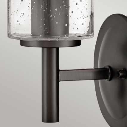 Hinkley - Seinävalaisin COLLIER 1xE27/60W/230V musta