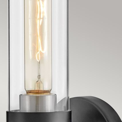 Hinkley - ELLISON kylpyhuoneen seinävalaisin 1xE27/40W/230V IP44 musta