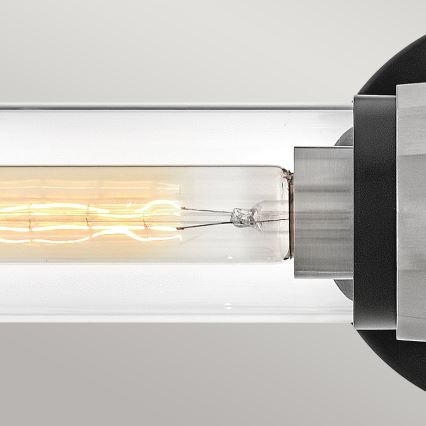 Hinkley - ELLISON kylpyhuoneen seinävalaisin 2 x E27/40W/230V IP44 musta