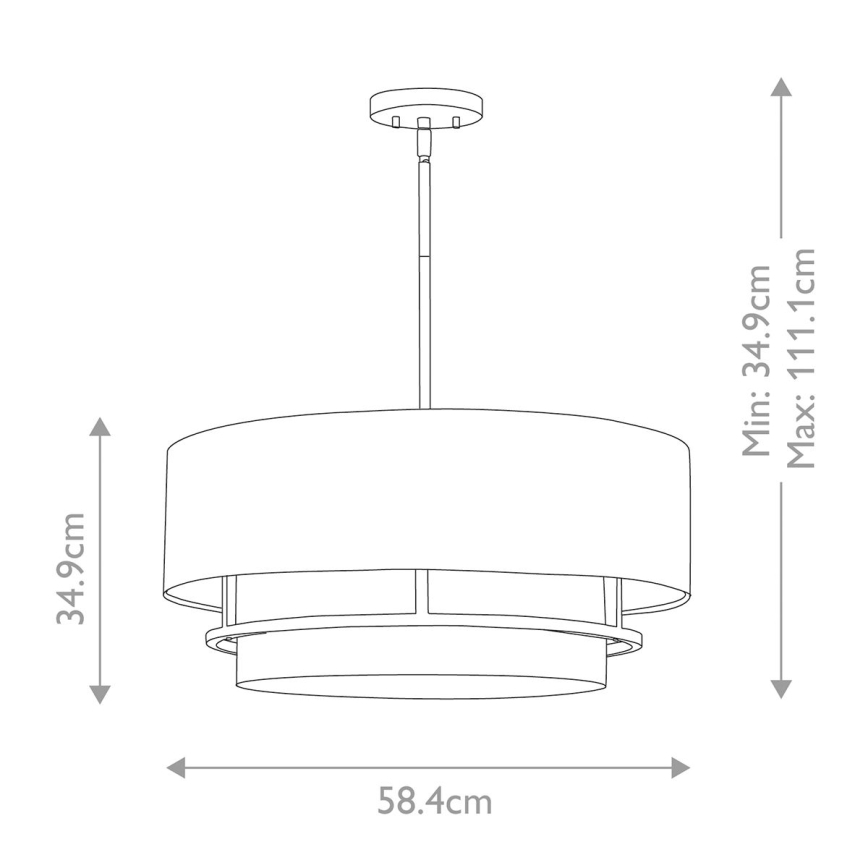 Hinkley - Pinta-asennettava kattovalaisin GRAHAM 4xE14/40W/230V kiiltävä kromi
