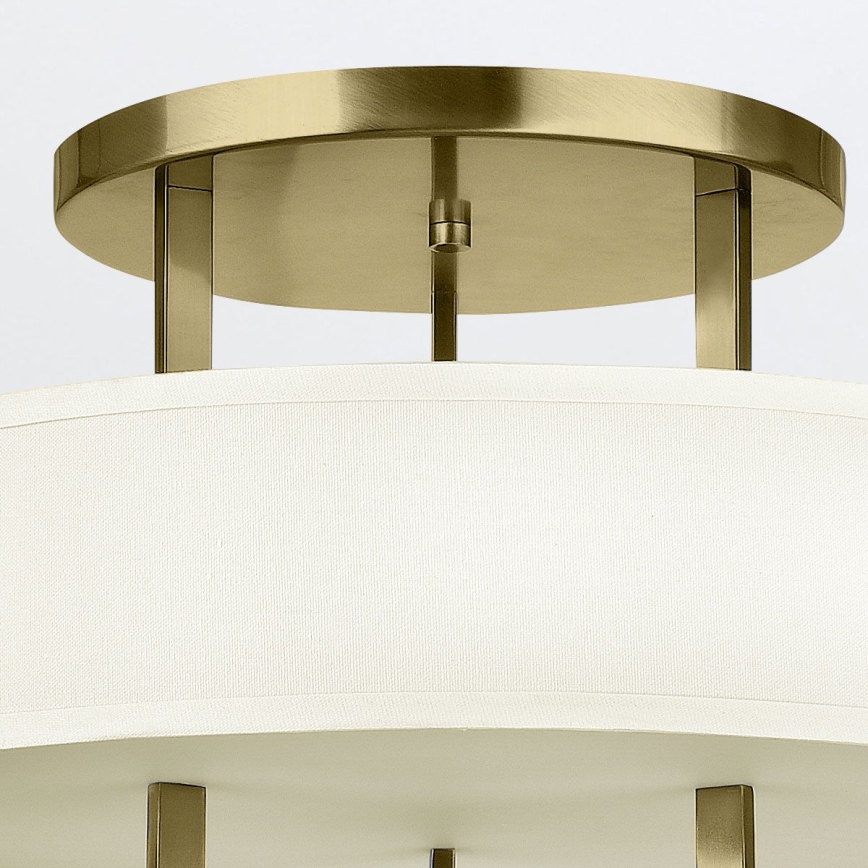 Hinkley - Kattovalaisin HAMPTON 3xE27/60W/230V Ø 50,8 cm kullanvärinen