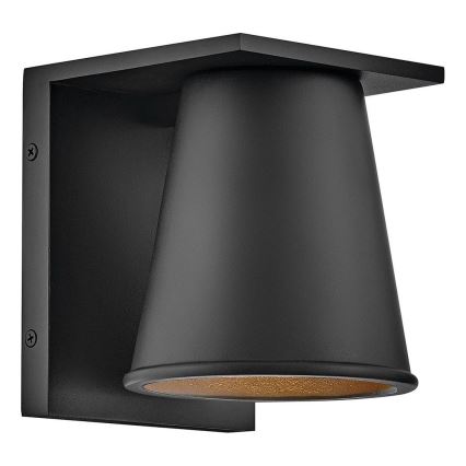 Hinkley - LED-ulkoseinävalaisin HANS 1xGU10/8W/230V IP44 musta