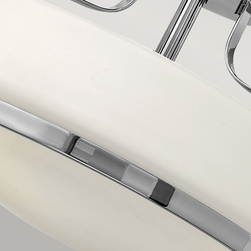 Hinkley - Pintakiinnitteinen kattovalaisin HARPER 3xE27/60W/230V halkaisija 36,6 cm kiiltävä kromi