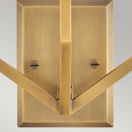 Hinkley - Seinävalaisin MOORE 3xE14/40W/230V kullanvärinen