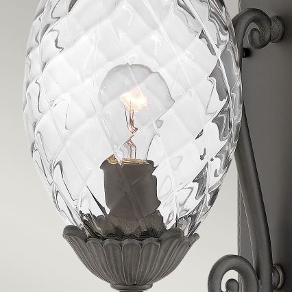 Hinkley - Seinävalaisin PLANTATION 1xE27/40W/230V musta