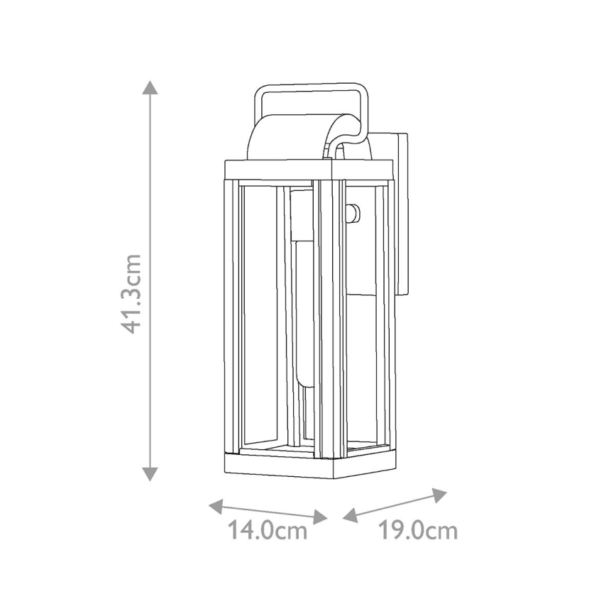 Hinkley - Ulkoseinävalaisin HARBOR 1xE27/60W/230V IP44 pronssinvärinen