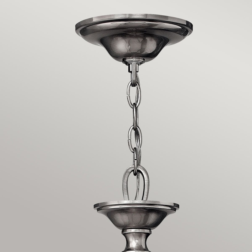 Hinkley - Riippuvalaisin ketjulla SUSSEX 5xE14/40W/230V mattakromi