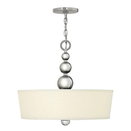 Hinkley - Ketjullinen ZELDA-kattokruunu 3xE27/60W/230V, kiiltävä kromi
