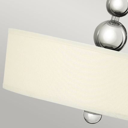 Hinkley - Ketjullinen ZELDA-kattokruunu 3xE27/60W/230V, kiiltävä kromi