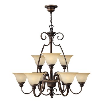 Hinkley - Kattokruunu ketjussa CELLO 9xE27/60W/230V