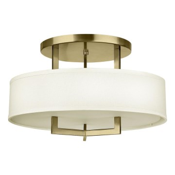Hinkley - Kattovalaisin HAMPTON 3xE27/60W/230V Ø 50,8 cm kullanvärinen