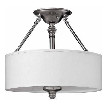 Hinkley - Pinta-asennettava kattovalaisin SUSSEX 3xE27/60W/230V mattakromi