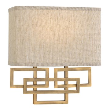 Hinkley - Seinävalaisin LANZA 2xE14/40W/230V pronssinvärinen