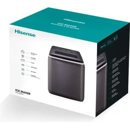 HISENSE IMC2000A - Jääpalakone 2,8 l 120W/230V musta