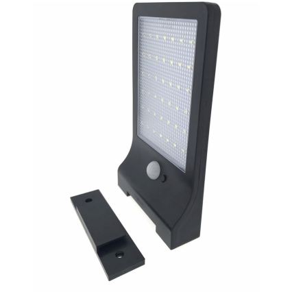 HÖFFTECH - LED-aurinkokäyttöinen seinävalaisin liike- ja hämärätunnistimella LED/3,7V 2200 mAh IP44
