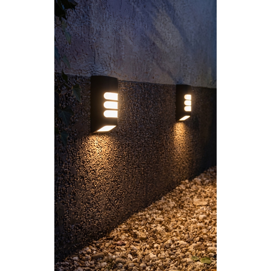 HÖFFTECH - LED-aurinkokennoseinävalaisin LED/1,2V 200 mAh IP44