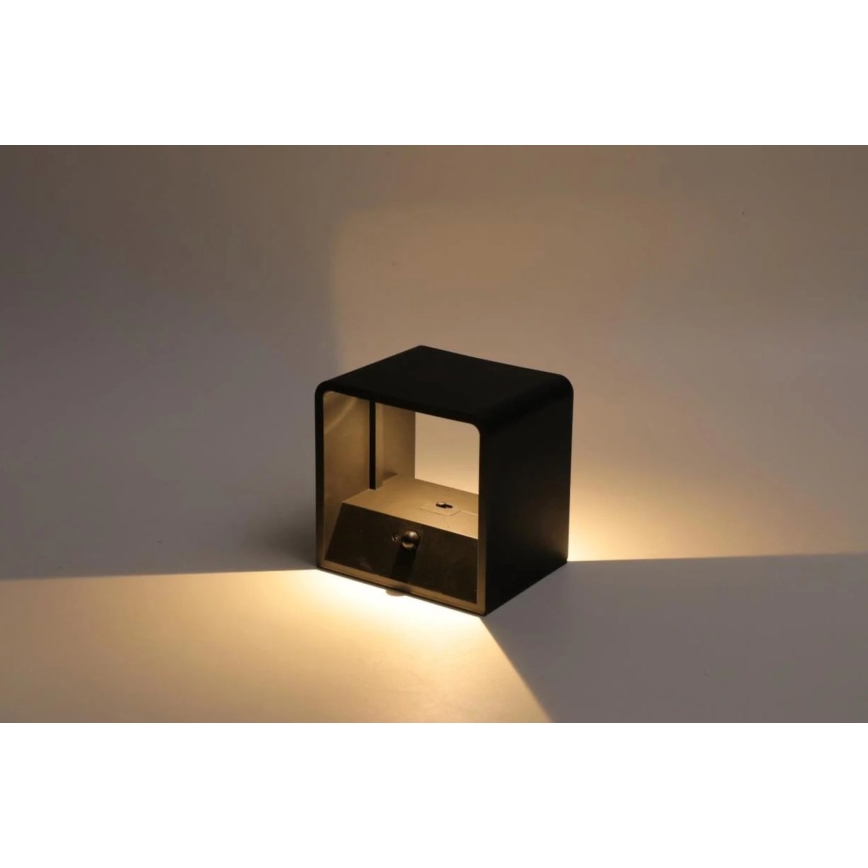 HÖFFTECH - LED-ladattava seinävalaisin liiketunnistimella LED/0,8W/3,7V 1200 mAh