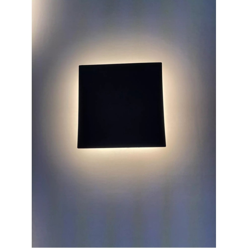 HÖFFTECH - LED ulkokäyttöinen seinävalaisin LED/10W/230V neliönmuotoinen IP65