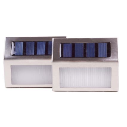 HÖFFTECH - Setti 2 kpl aurinkokäyttöisiä LED-seinävalaisimia, LED/1,2 V 400 mAh, IP44
