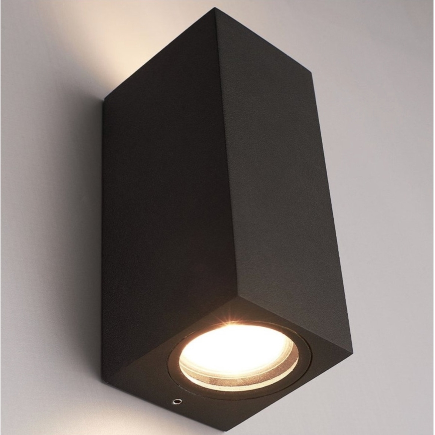 HÖFFTECH - Ulkoseinävalaisin 2xGU10/35W/230V IP65