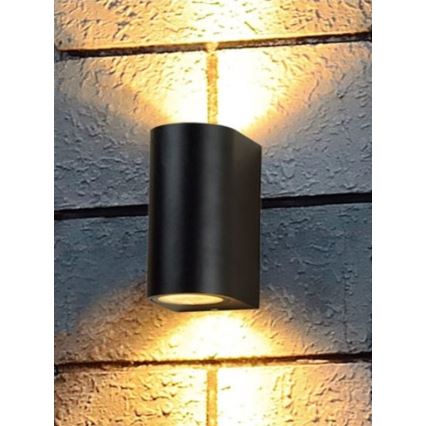 HÖFFTECH - Ulkoseinävalaisin 2xGU10/35W/230V IP65