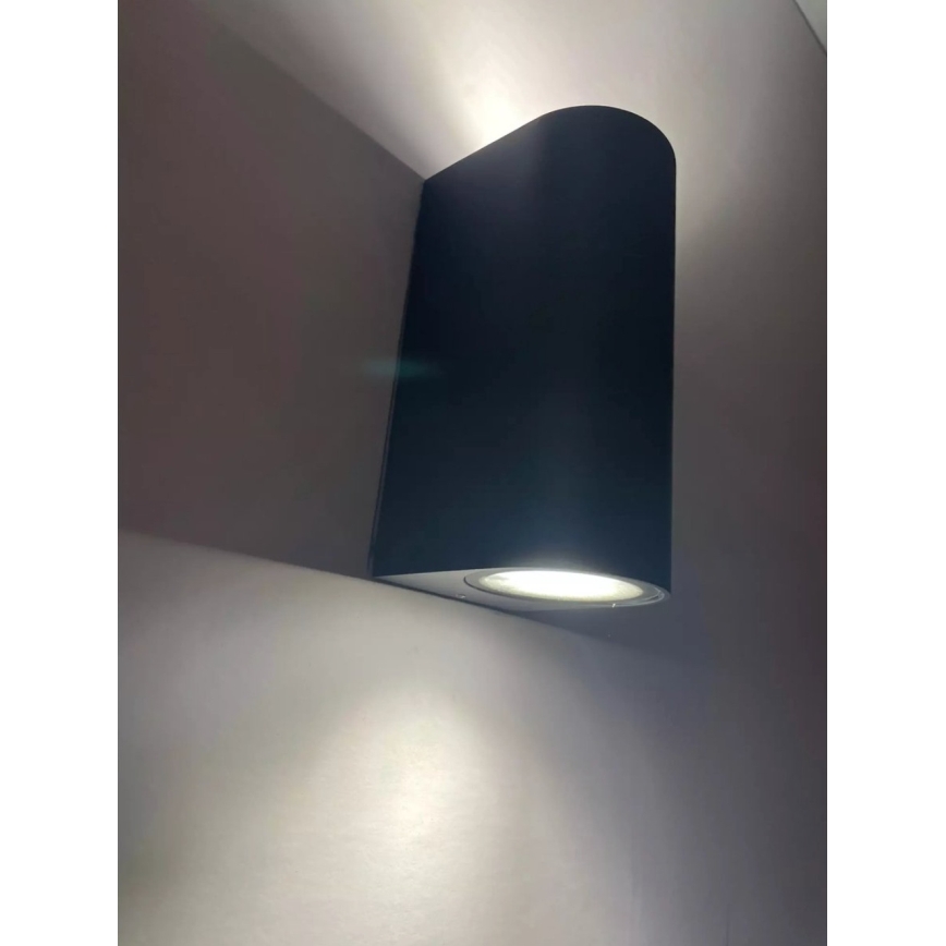 HÖFFTECH - Ulkoseinävalaisin 2xGU10/35W/230V IP65