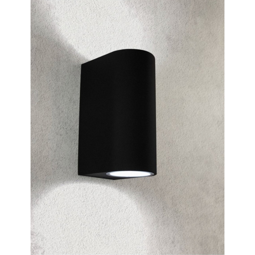 HÖFFTECH - Ulkoseinävalaisin 2xGU10/35W/230V IP65