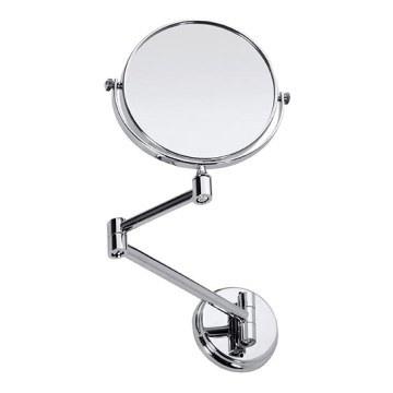 Hopeanvärinen meikkipeili 18,5 x 26 cm