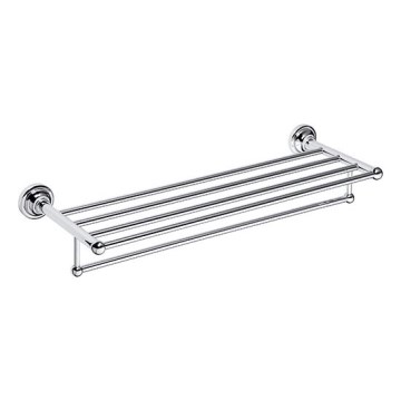 Hopeanvärinen pyyhepidike 66,5x12 cm