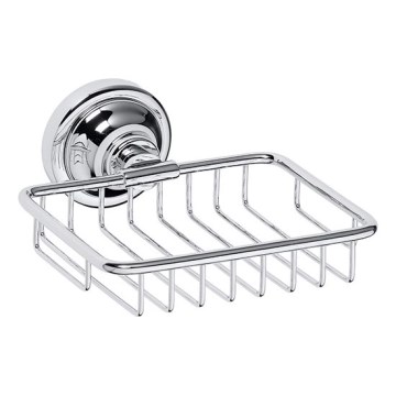 Hopeanvärinen saippuatarjotin 14x6,5 cm