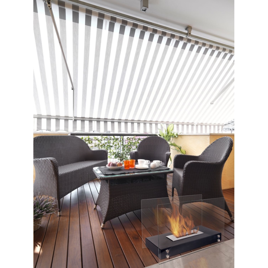 Kratki - BIO-takka 40,2x70 cm 2 kW musta