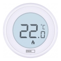 Huoneen manuaalinen termostaatti 230V/6A 2xAA valkoinen