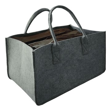 Huopakori kahvoilla 27x50 cm harmaa