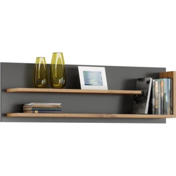 Hylly FRED antrasiitti/artisaanipuu