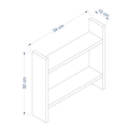 Hylly KOREN antrasiitti