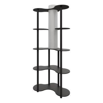 Hyllyllinen lattiavalaisin NOTO 1xE27/40W/230V musta