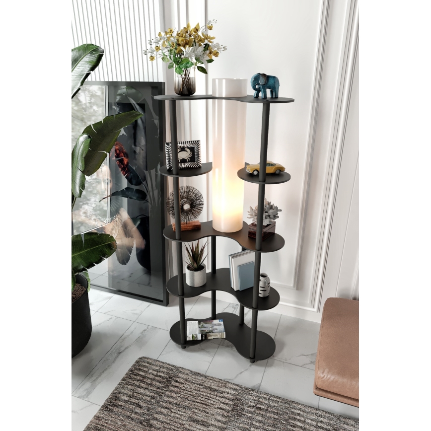 Hyllyllinen lattiavalaisin NOTO 1xE27/40W/230V musta