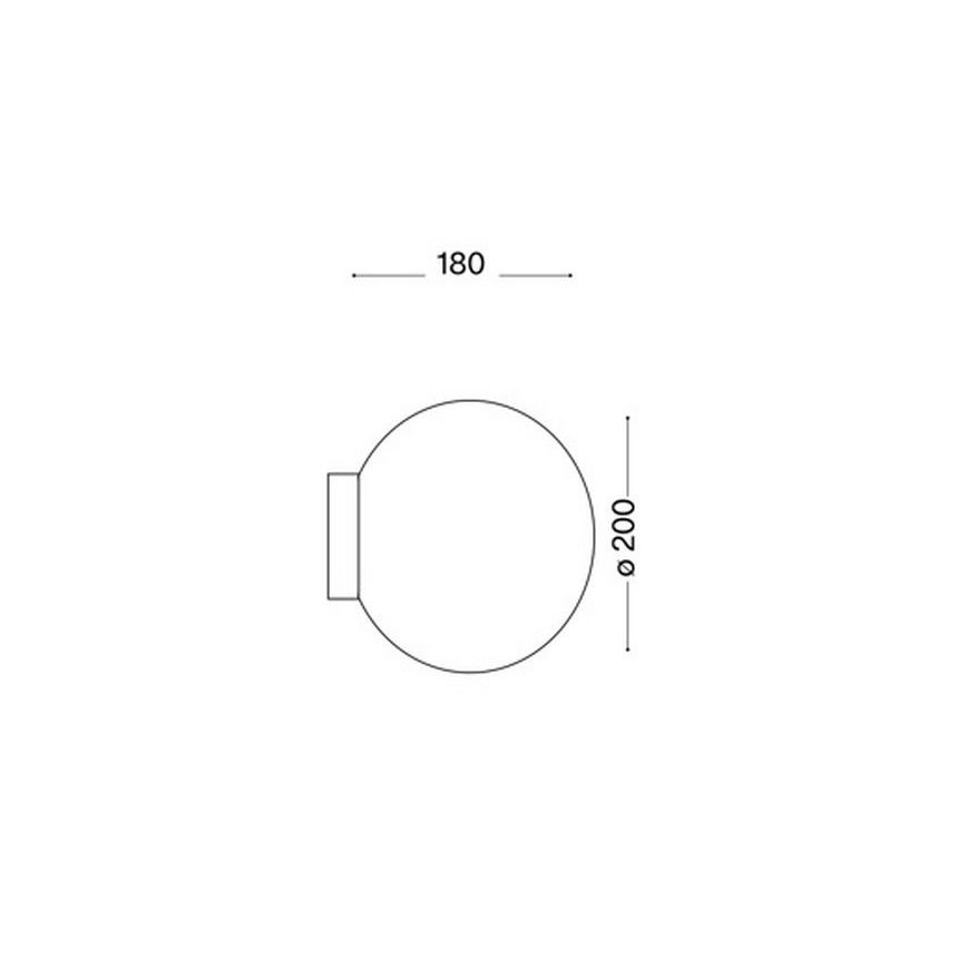 Ideal Lux 59815 - LED RGBW Himmennettävä seinävalaisin MAPA 1xE27/9W/230V 2700-6500K