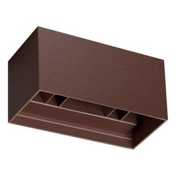 Ideal Lux - ATOM ulkoseinävalaisin LED/25W/230V CRI 90 IP54 ruskea