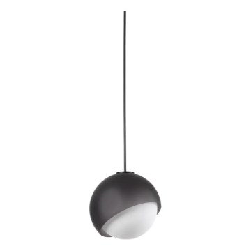 Ideal Lux - BLOOM-riippuvalaisin kaapelilla 1xE27/42W/230V, halkaisija 17 cm, musta